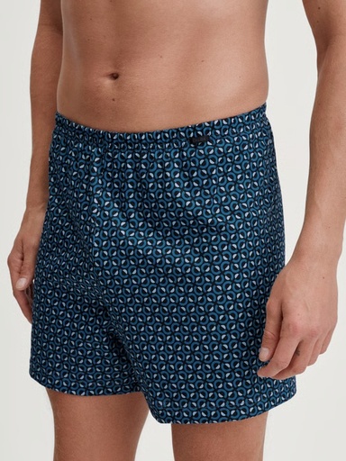 Boxer short homme fantaisie 100% coton CALIDA "Prints" 24389 - Nordic 413