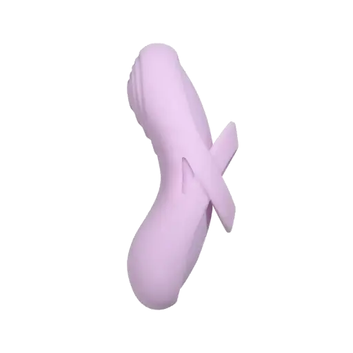 Stimulateur clitoridien chauffant avec manchon de doigt amovible SVAKOM "Echo 2" - Pink Lilac 