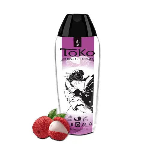 Lubrifiant à base d'eau parfumé SHUNGA "Toko Aroma" 165ml - Luxure de Litchi