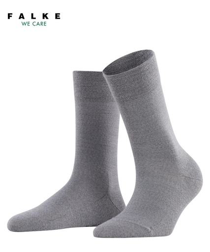 Chaussettes laine sans élastique dame FALKE "Berlin Sensitive" 46226 - Gris 3830
