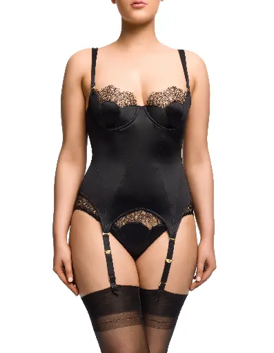 Guêpière DITA VON TEESE "Esther" D47071 - Noir