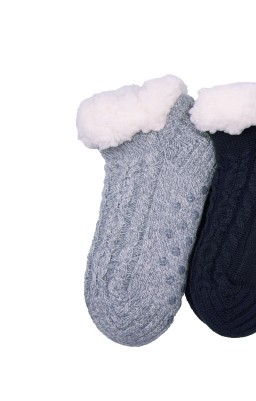 Chaussette anti-dérapante TAUBERT "Sweet Home Sneaker" 752211-588 - Grey Mel. 0915