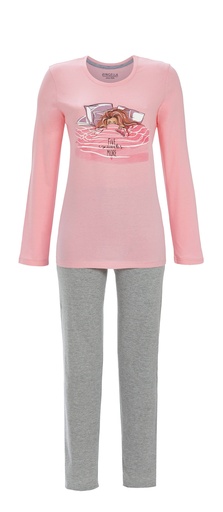 Pyjama long dame RINGELLA "Cinq Minutes De Plus" 5511224 - Rose Céleste 644