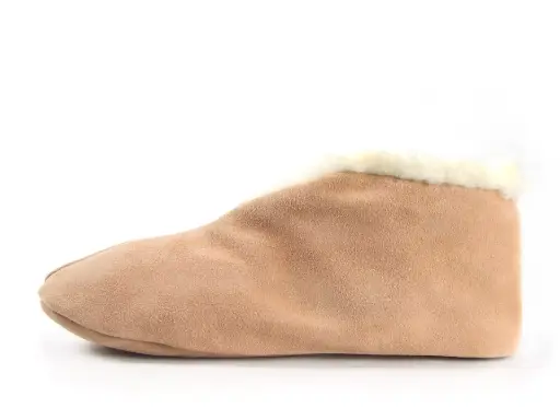 Pantoufles espagnoles 20% laine BERNARDINO - Beige 
