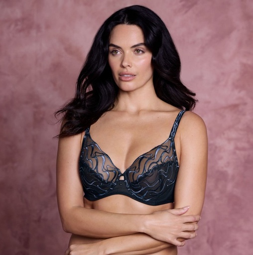 Soutien-gorge avec armatures WACOAL "Mayumi" WE601801 - Midnight MIH