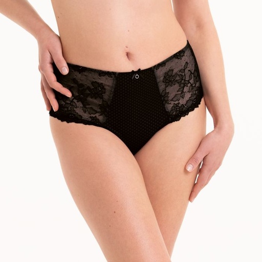Culotte taille haute ANITA ROSA FAIA "Eloise" 1395 - Noire 001