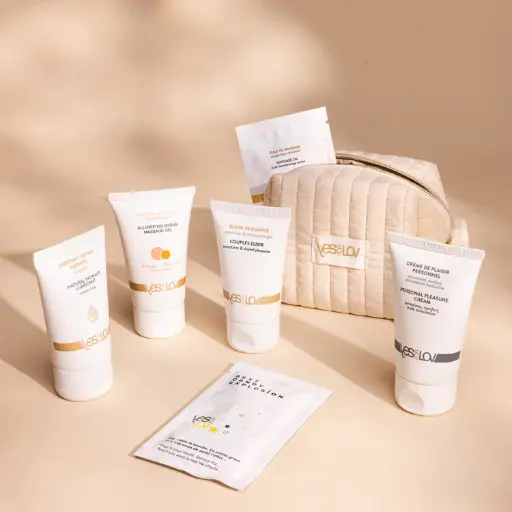 Trousse érotique pour deux YES FOR LOVE "La Trousse Enchantée" YFL01D92 - Champagne Elexir