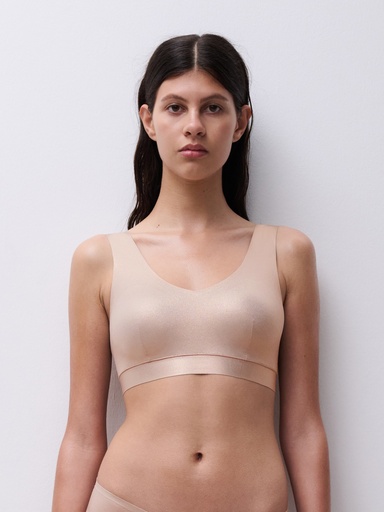 Brassière sans armatures à coques CHANTELLE "Softstretch" C11DQ1 - Eclat Doré D96