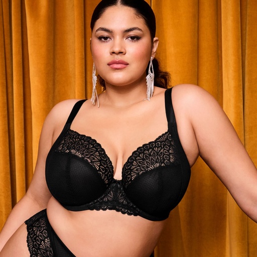 Soutien-gorge avec armatures en spécial poches profondes ELOMI "Tiernie" EL303334 - Noir BLK