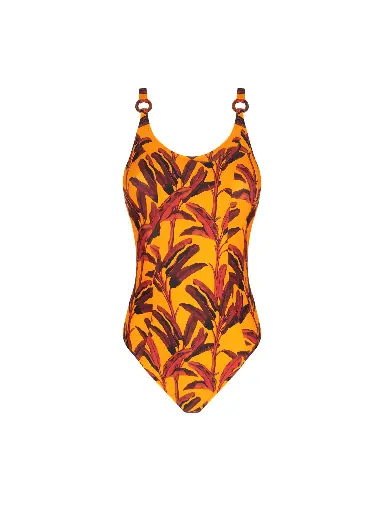 Maillot avec armatures ANTIGEL "La Melanesia" FBB6259 - Jaune Banane 12073