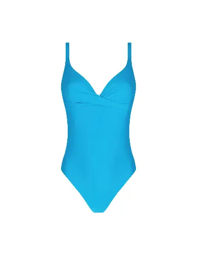 Maillot sans armatures avec coques LISE CHARMEL "La Chiquissima" FBB7914 - Bleu Azure 5319