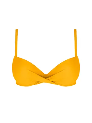 Haut de Bikini avec armatures avec coques ANTIGEL "La Chiquissima" EBB4314 - Jaune Paille 3268