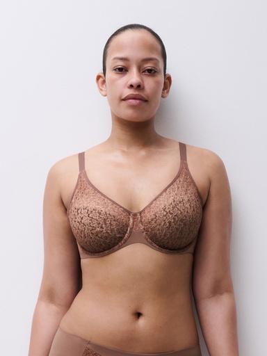Soutien-gorge avec armatures enveloppant CHANTELLE EASY FEEL "Norah" C13F10 - Brun Sauvage C60