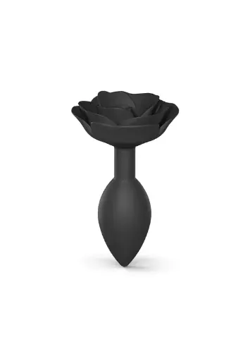 Plug anal taille L LOVE TO LOVE "Open Roses" - Noir 