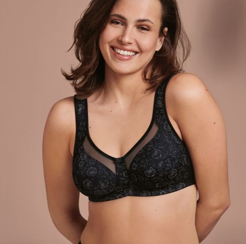 Soutien gorge sans armatures ANITA TOPCOMFORT "Clara Art" 5873 - Noir Antracite 445