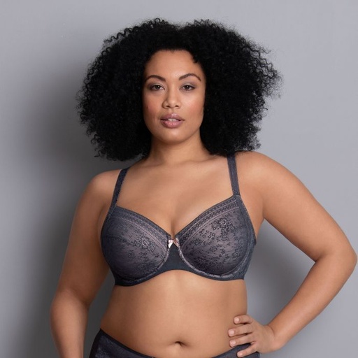 Soutien-gorge avec armatures ANITA ROSA FAIA "Fleur" 5653 - Anthracite 408