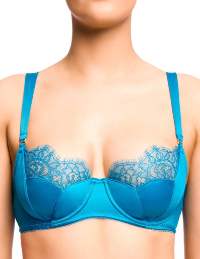 Soutien-gorge balconnet DITA VON TEESE "Esther" D59071 - Jewel Blue