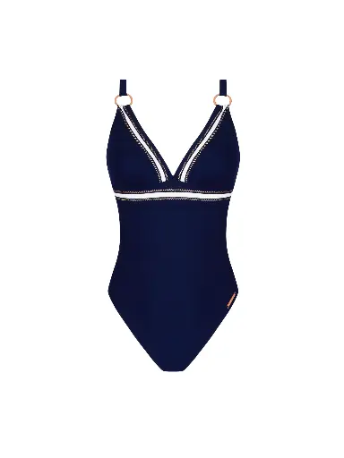 Maillot sans armature Nageur Maintien LISE CHARMEL "Cordage Précieux" ABB6994 - Cordage Navy 10360
