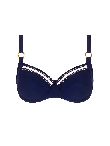 Haut de Bikini corbeille LISE CHARMEL "Cordage Précieux" ABB3594 - Cordage Navy 10360