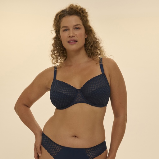 Soutien-gorge avec armatures emboitant SIMONE PERELE "Subtile" 19Y320 - Midnight 561