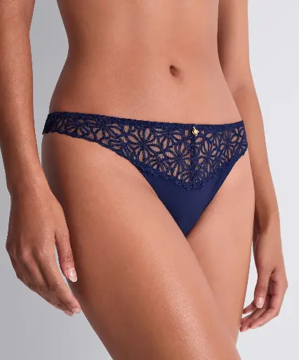 Tanga AUBADE "Secret Memories" 6F26 - Deep Blue DEBL