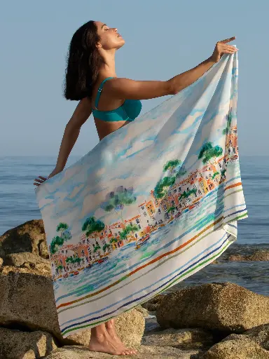 Paréo LISE CHARMEL "Voyage d'Eté" ASB6388 - Eté Portofino 12076