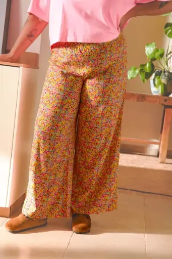 Pantalon fluide WE ARE JOLIES "Confettis Campagne"