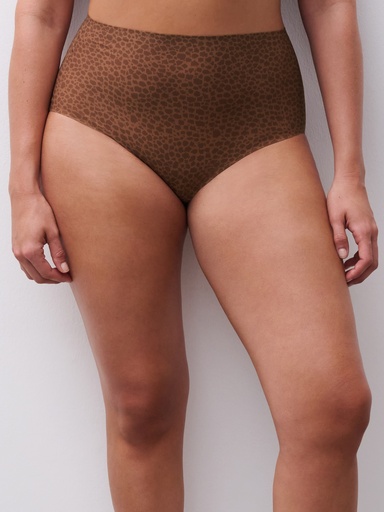 Culotte XL stretch invisible CHANTELLE "SoftStretch" C11370 - Brun Sauvage C60