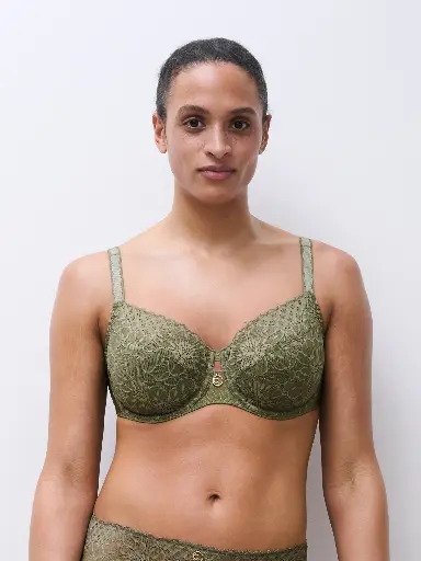 Soutien-gorge avec armatures enveloppant CHANTELLE "Sublime" C19WMU - Kaki Army 0WQ