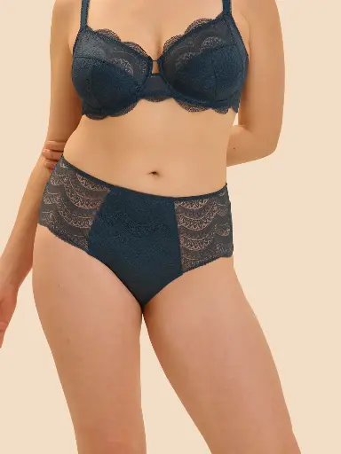 Culotte taille haute SIMONE PERELE "Karma" 12V770 - Bleu Prestige 595