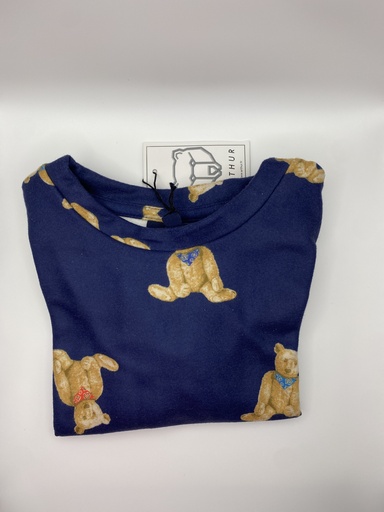Pyjama long enfant polaire ARTHUR "Old Teddy" LUL - Marine OLDTH26