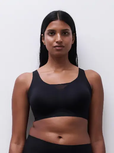 Brassière avec coques CHANTELLE "Lab Défi" C1B6Q9 - Noir 011